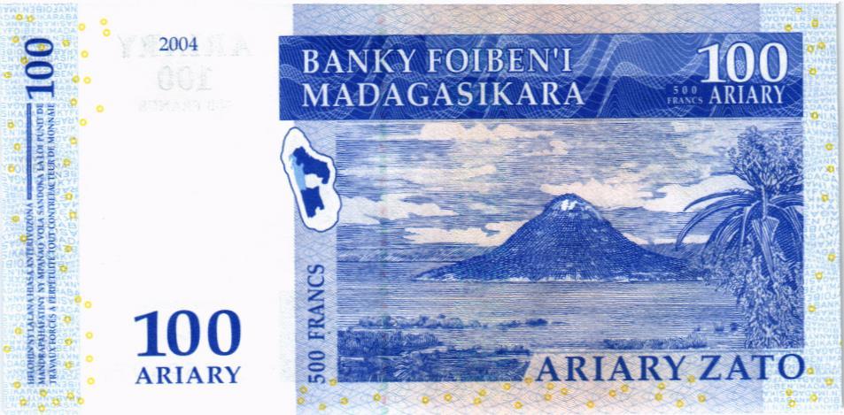 МАДАГАСКАР 100 АРИАРИ 2
