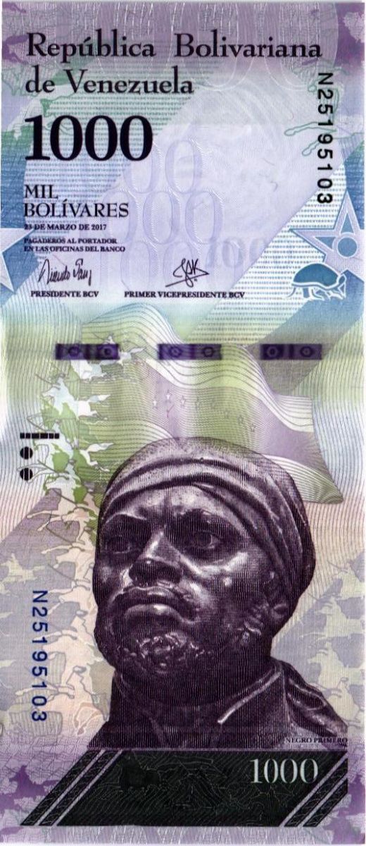 ВЕНЕСУЭЛА 1000 БОЛИВАР 1