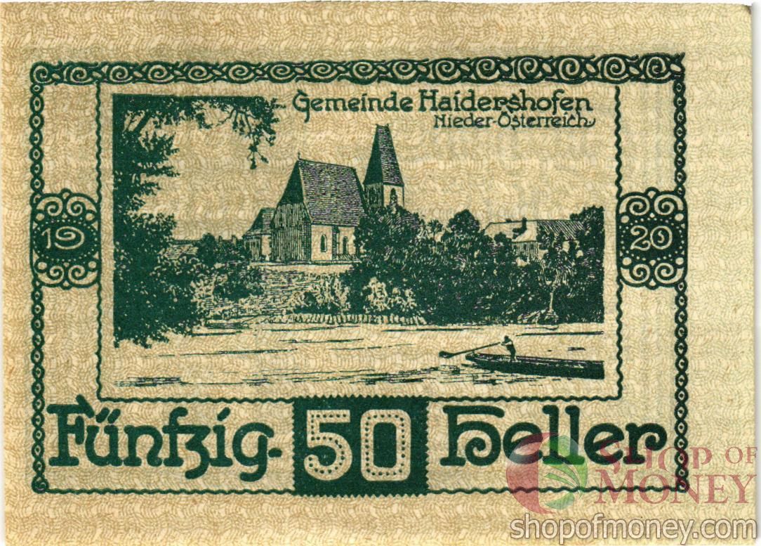 АВСТРИЯ 50 ХЕЛЛЕРОВ (НОТГЕЛЬД) 2