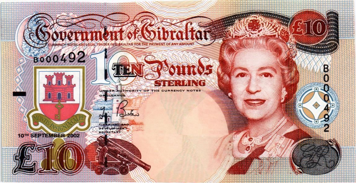 ГИБРАЛТАР 10 ФУНТОВ 1