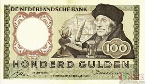 НИДЕРЛАНДЫ 100 ГУЛЬДЕНОВ 1