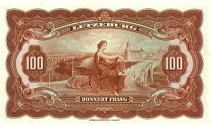 ЛЮКСЕМБУРГ 100 ФРАНКОВ 2