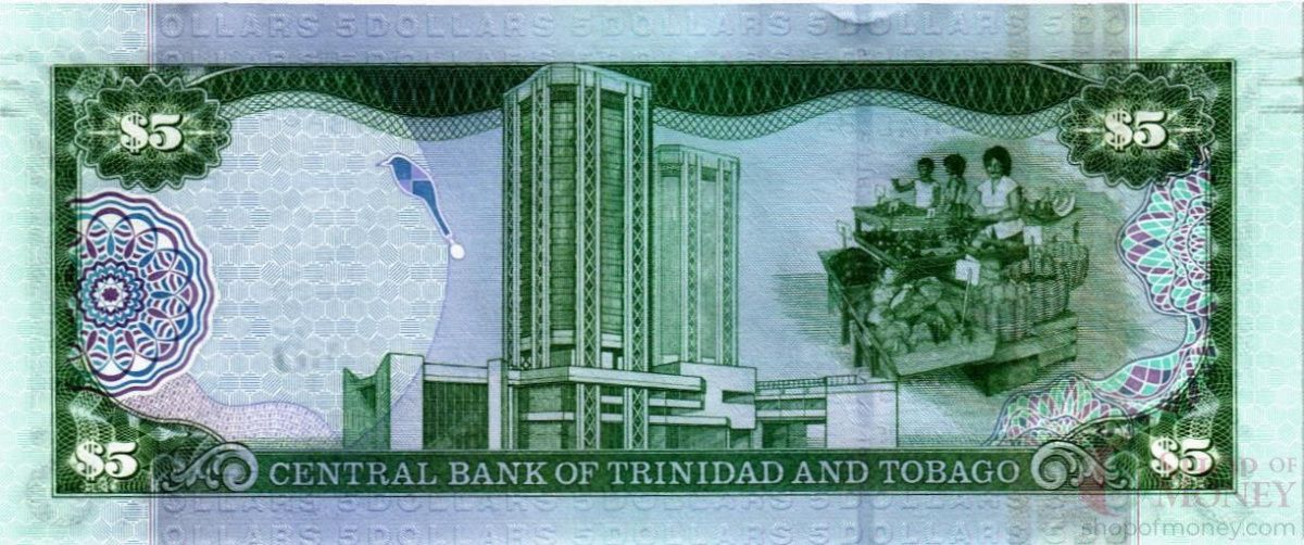 ТРИНИДАД И ТОБАГО 5 ДОЛЛАРОВ 2