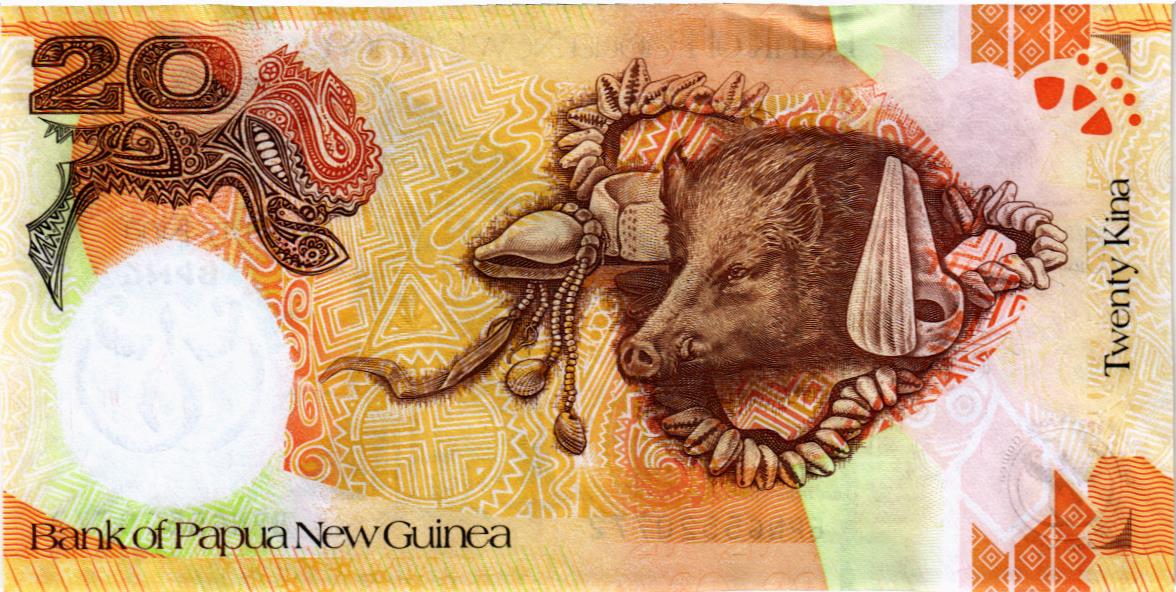ПАПУА-НОВАЯ ГВИНЕЯ 20 КИНА 2