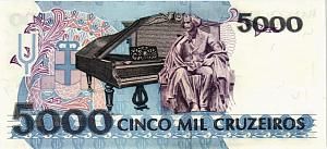 БРАЗИЛИЯ 5000 КРУЗЕЙРО 2