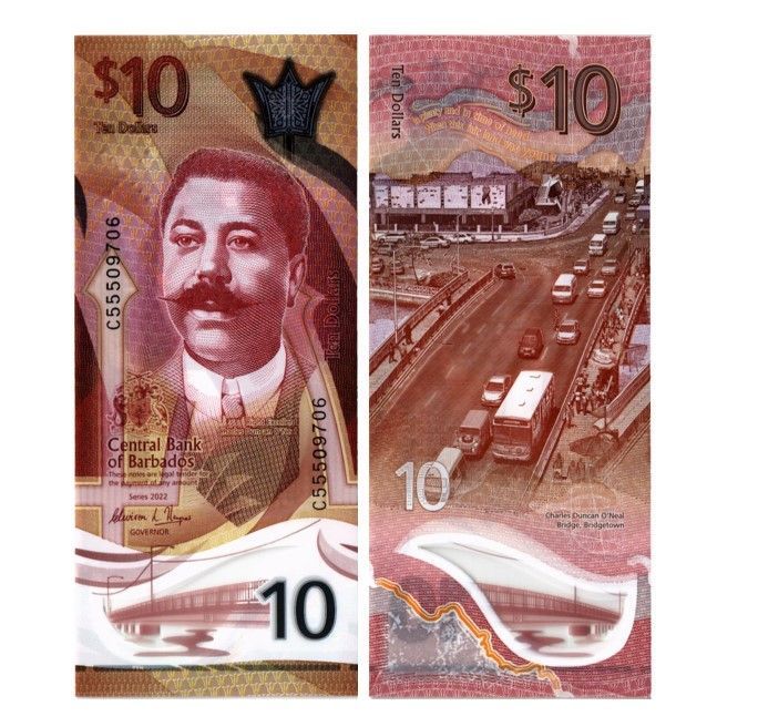 БАРБАДОС 2 5 10 20 50 100 ДОЛЛАРОВ 5