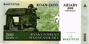 МАДАГАСКАР 200 АРИАРИ 1