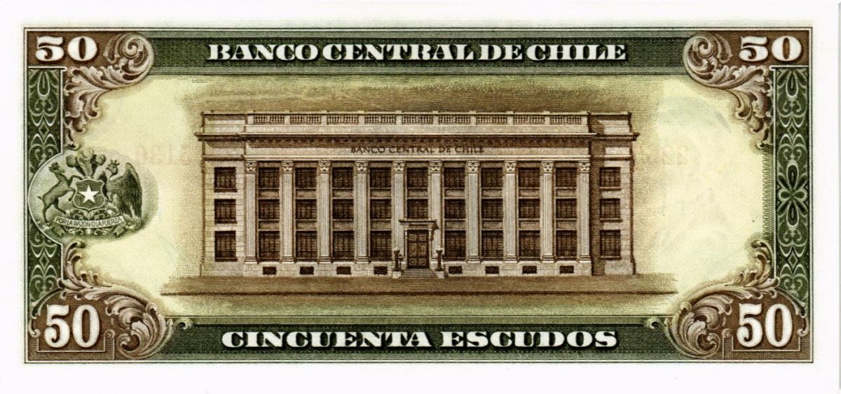 ЧИЛИ 50 ЭСКУДО 2