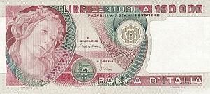 ИТАЛИЯ 100000 ЛИР 1