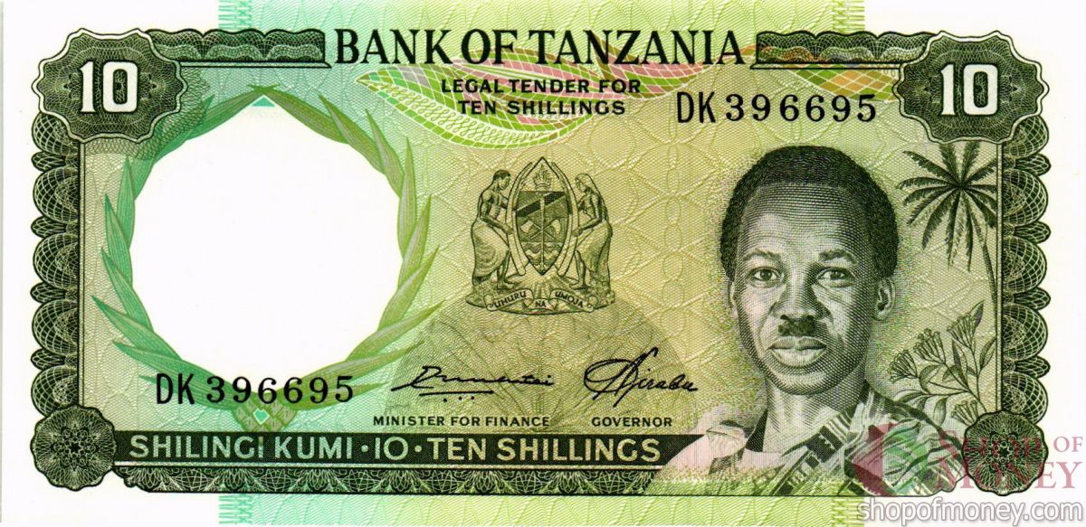 ТАНЗАНИЯ 10 ШИЛЛИНГОВ 1