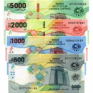 CAS - НАБОР 500-1000-2000-5000 ФРАНКОВ 1