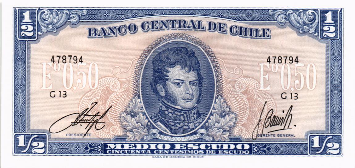 ЧИЛИ 1/2 ЭСКУДО 1