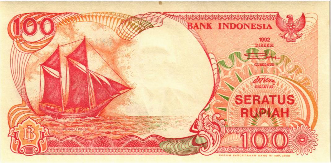 ИНДОНЕЗИЯ 100 РУПИЙ 2