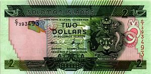 СОЛОМОНОВЫ ОСТРОВА 2 ДОЛЛАРА 1