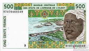БЕНИН 500 ФРАНКОВ 1