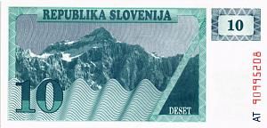 СЛОВЕНИЯ 10 ТОЛАРОВ 2