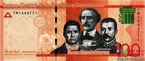 ДОМИНИКАНСКАЯ РЕСПУБЛИКА 100 ПЕСО 1