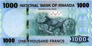 РУАНДА 1000 ФРАНКОВ 2