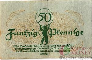 ГЕРМАНИЯ 50 ПФЕННИГОВ (НОТГЕЛЬД) 2