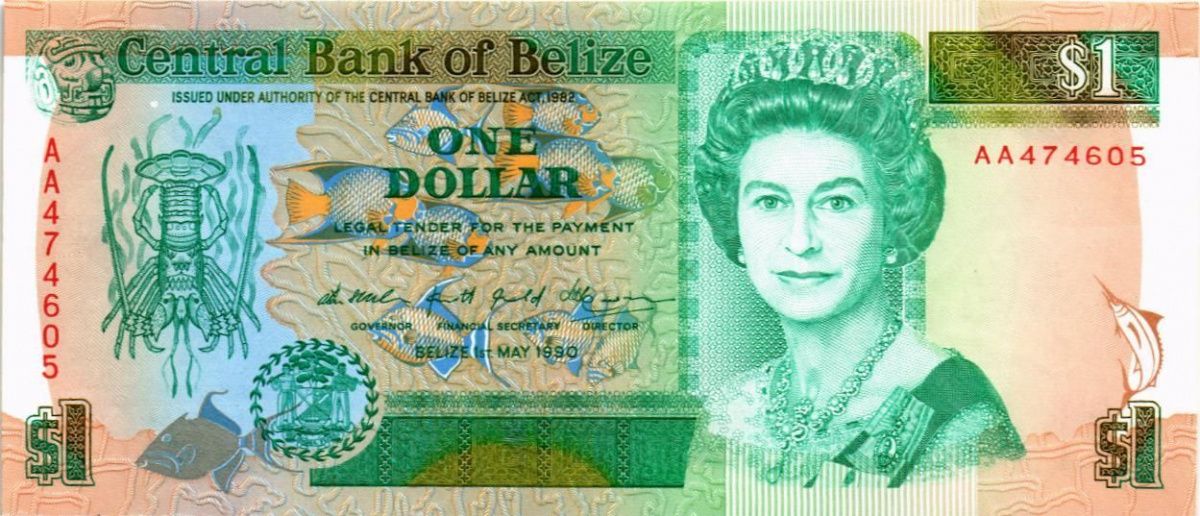 БЕЛИЗ 1 ДОЛЛАР 1