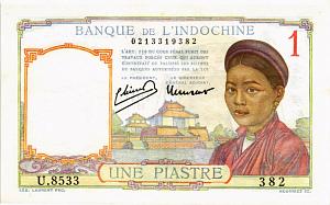 ФРАНЦУЗСКИЙ ИНДОКИТАЙ 1 ПИАСТР 1