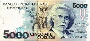 БРАЗИЛИЯ 5000 КРУЗЕЙРО 1