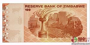 ЗИМБАБВЕ 100 ДОЛЛАРОВ (-AA-ПРЕФИКС) 2