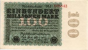 ГЕРМАНИЯ 100000000 МАРОК 1