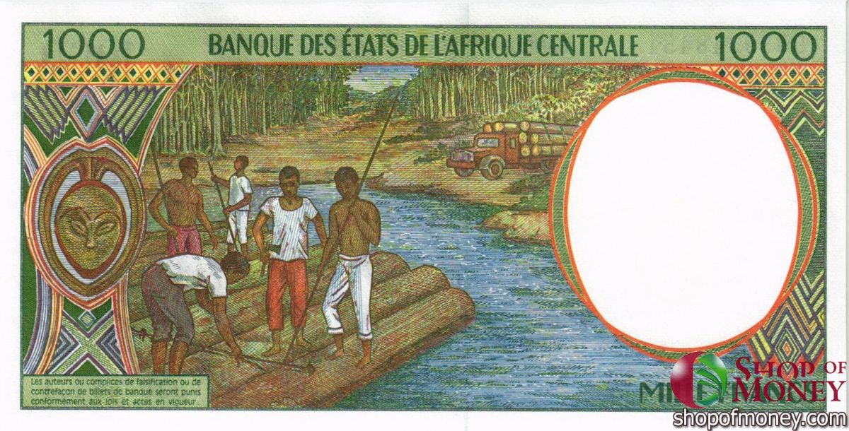 ГАБОН 1000 ФРАНКОВ 2