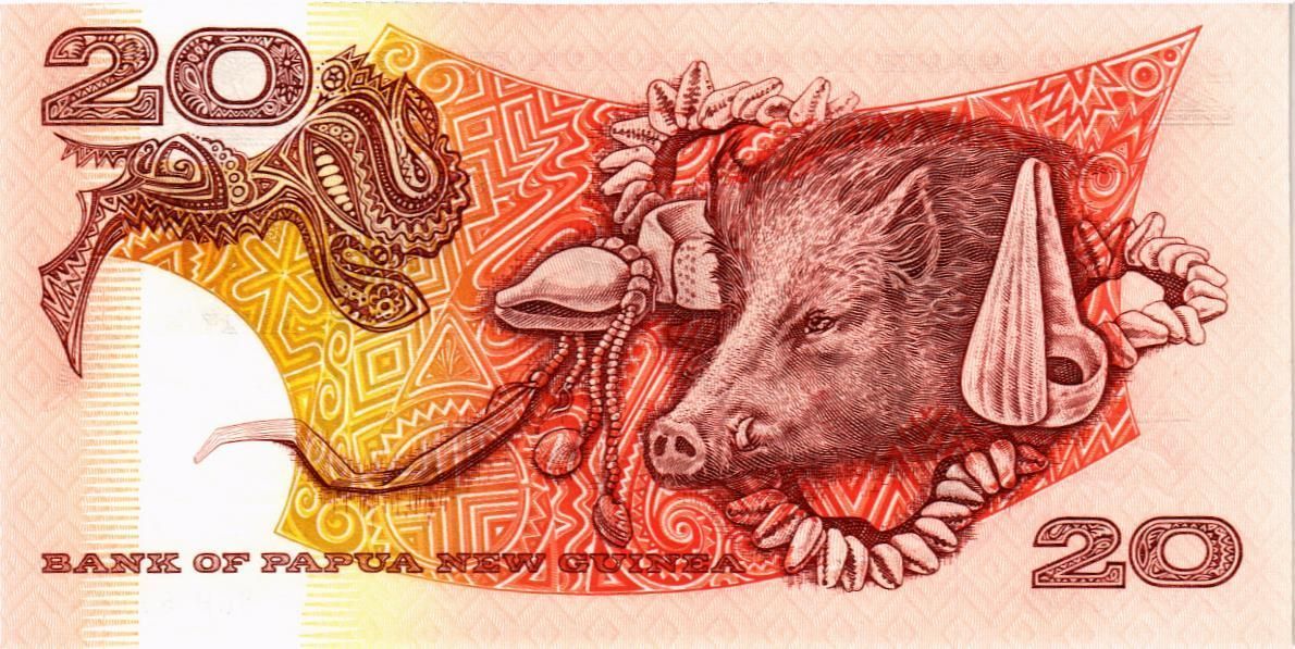 ПАПУА-НОВАЯ ГВИНЕЯ 20 КИНА 2