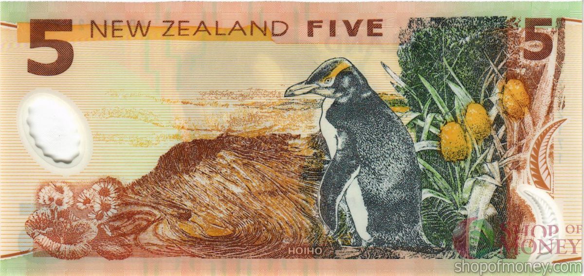 НОВАЯ ЗЕЛАНДИЯ 5 ДОЛЛАРОВ 2