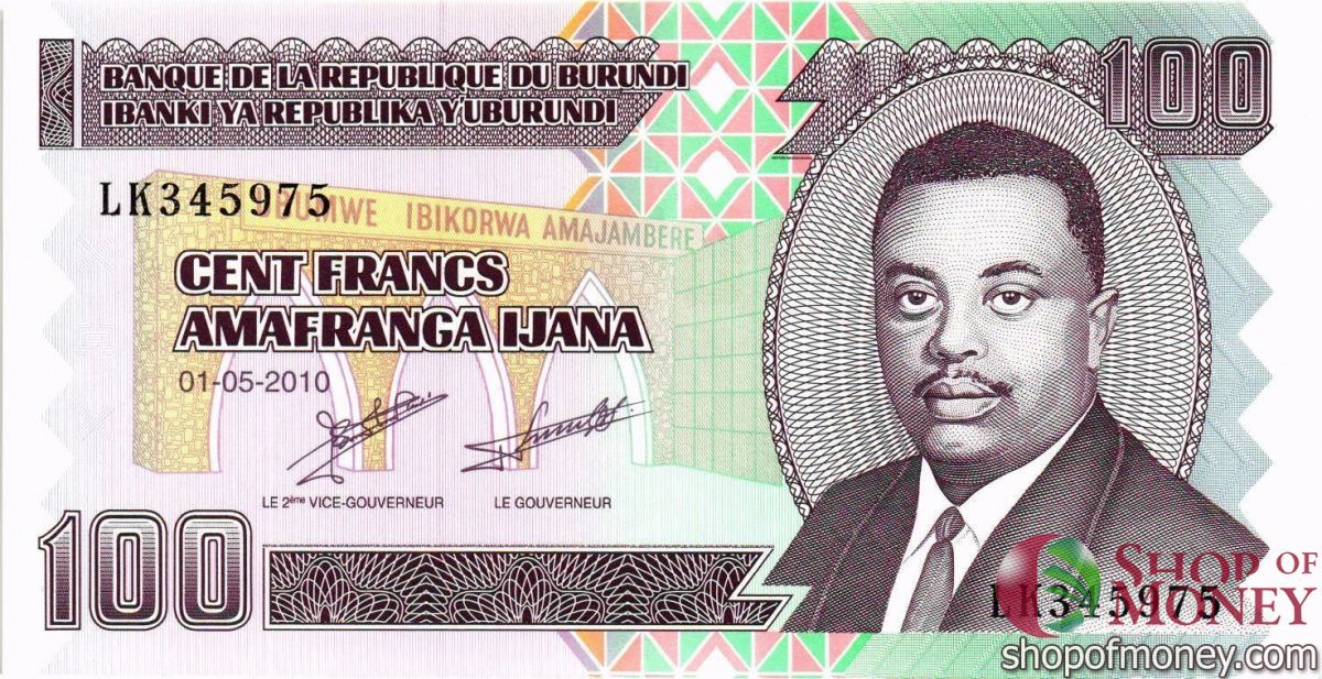 БУРУНДИ 100 ФРАНКОВ 1
