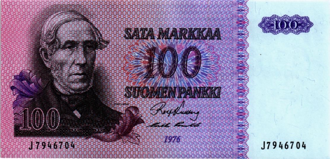 ФИНЛЯНДИЯ 100 МАРОК 1