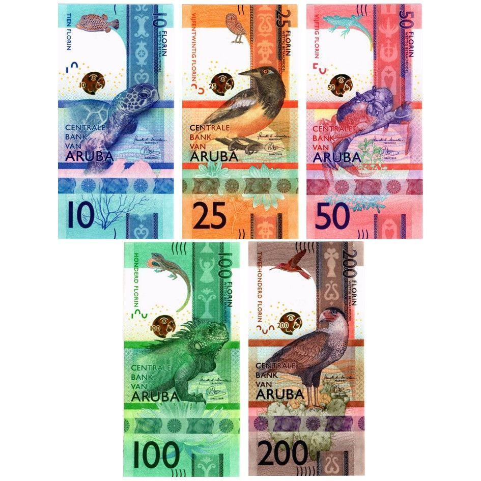 АРУБА НАБОР 10 25 50 100 200 ФЛОРИН 1