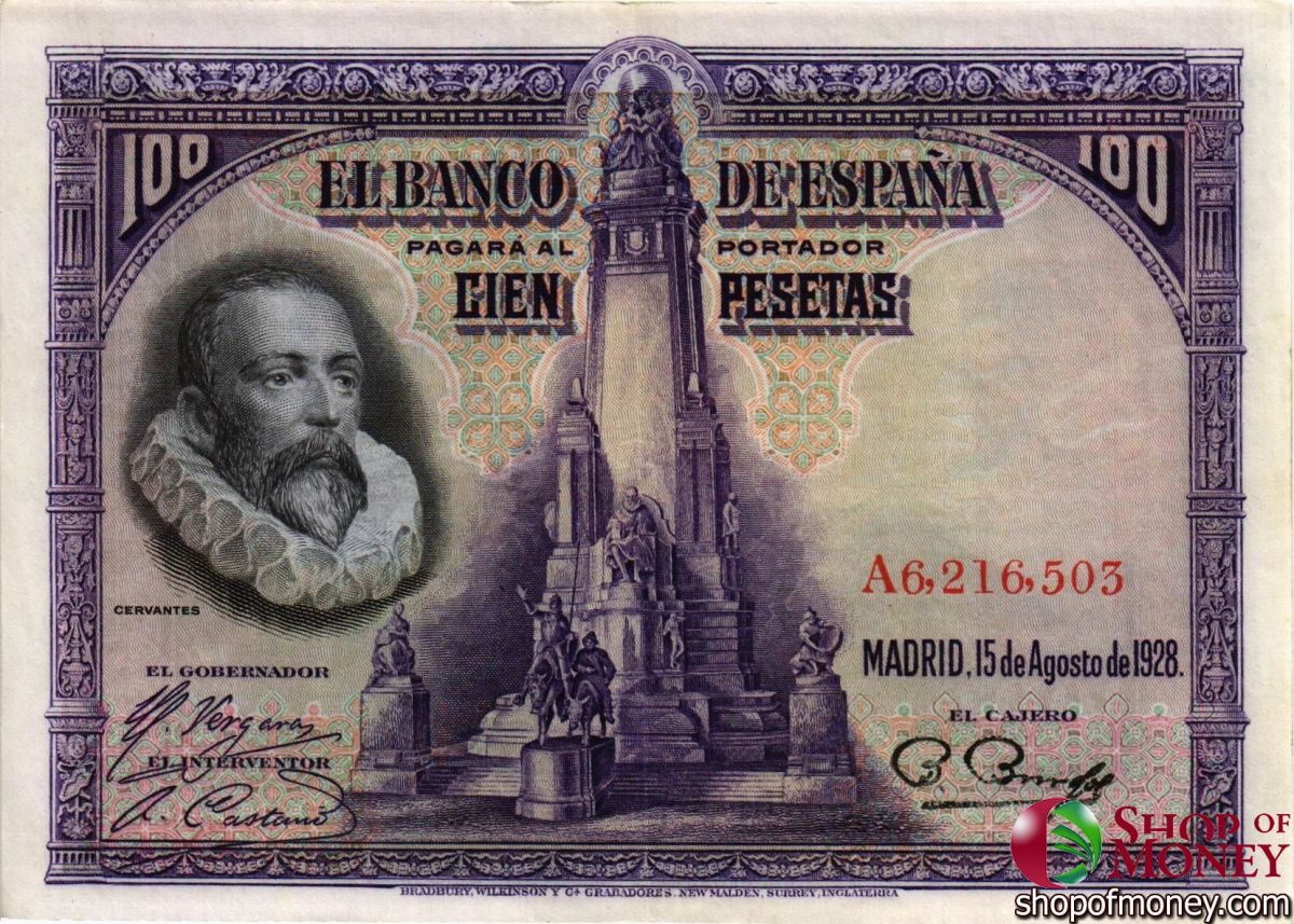 ИСПАНИЯ 100 ПЕСЕТ 1