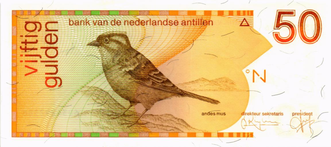 НИДЕРЛАНДСКИЕ АНТИЛЬСКИЕ ОСТРОВА 50 ГУЛЬДЕНОВ 1