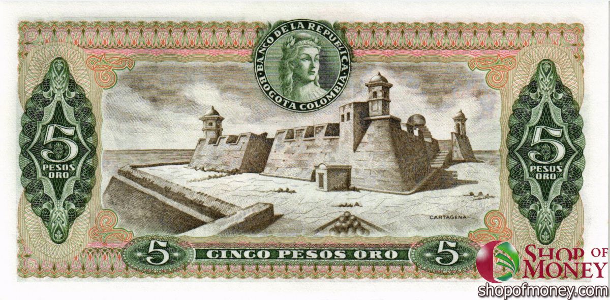 КОЛУМБИЯ 5 ПЕСО (01.04.1979) 2