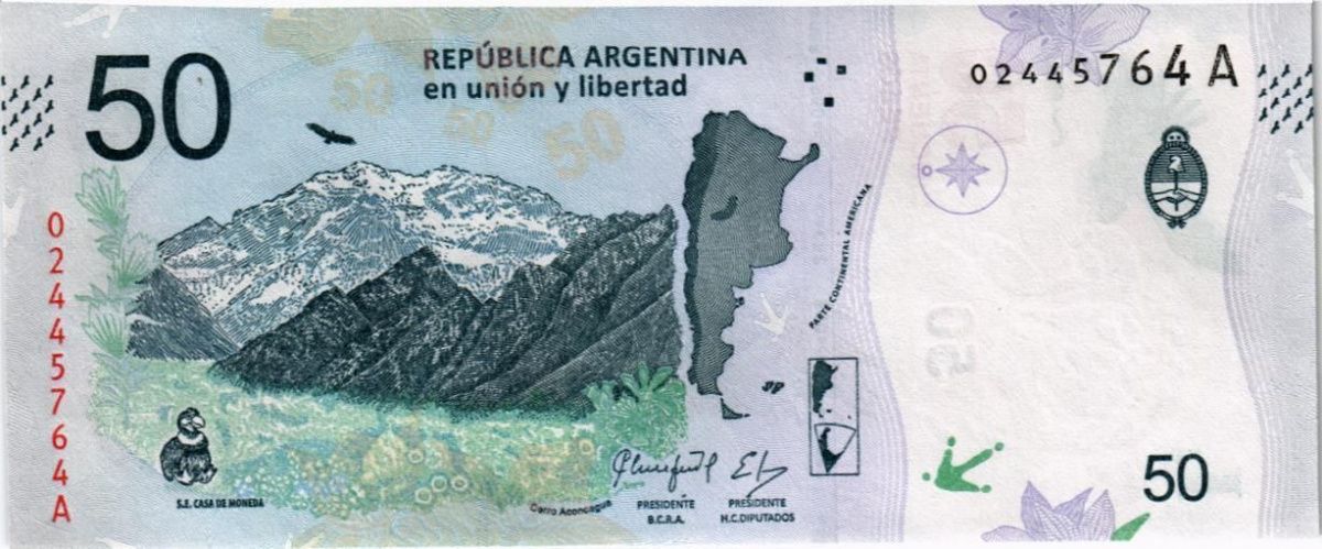 АРГЕНТИНА 50 ПЕСО 2