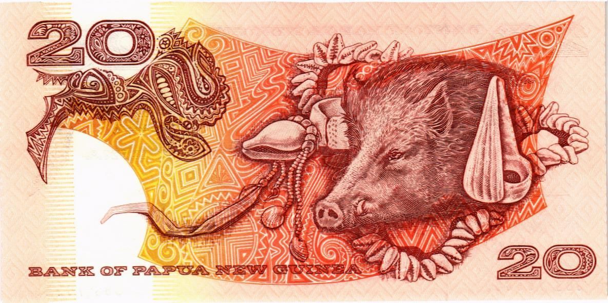 ПАПУА-НОВАЯ ГВИНЕЯ 20 КИНА 2