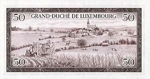 ЛЮКСЕМБУРГ 50 ФРАНКОВ 2