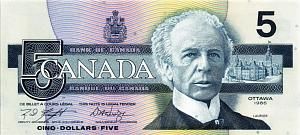 КАНАДА 5 ДОЛЛАРОВ 1