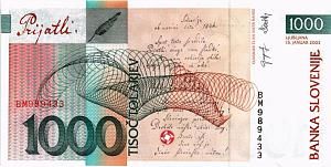 СЛОВЕНИЯ 1000 ТОЛАРОВ 2