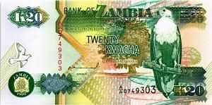 ЗАМБИЯ 20 КВАЧА 1