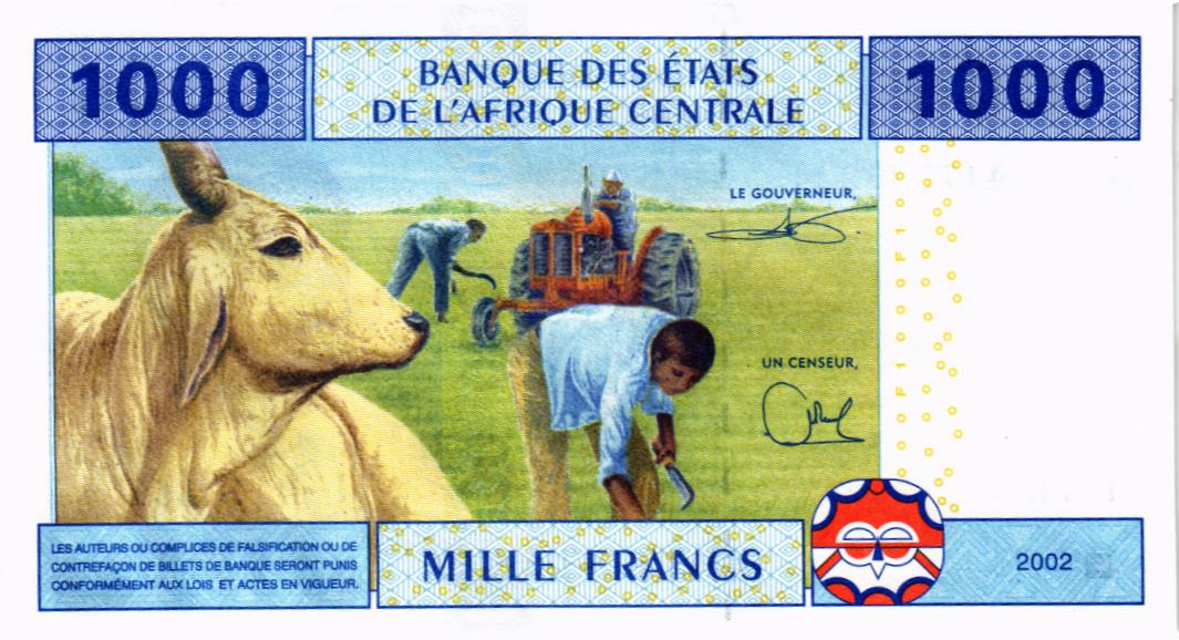 CAS - КАМЕРУН 1000 ФРАНКОВ (U) 2