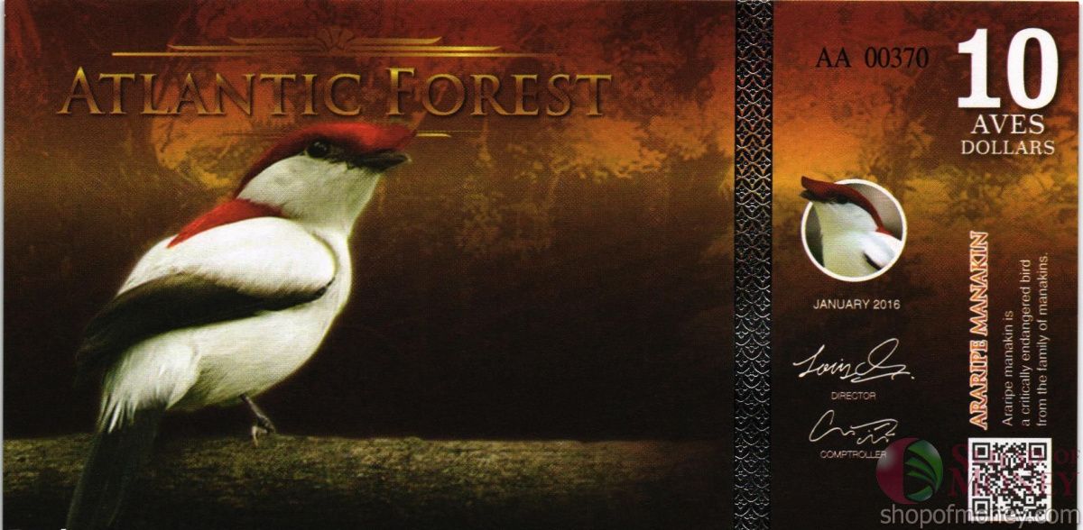 АТЛАНТИЧЕСКИЙ ЛЕС 10 ДОЛЛАРОВ 1