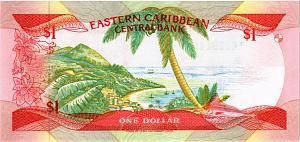 ВОСТОЧНЫЕ КАРИБЫ 1 ДОЛЛАР (G - ГРЕНАДА) 2