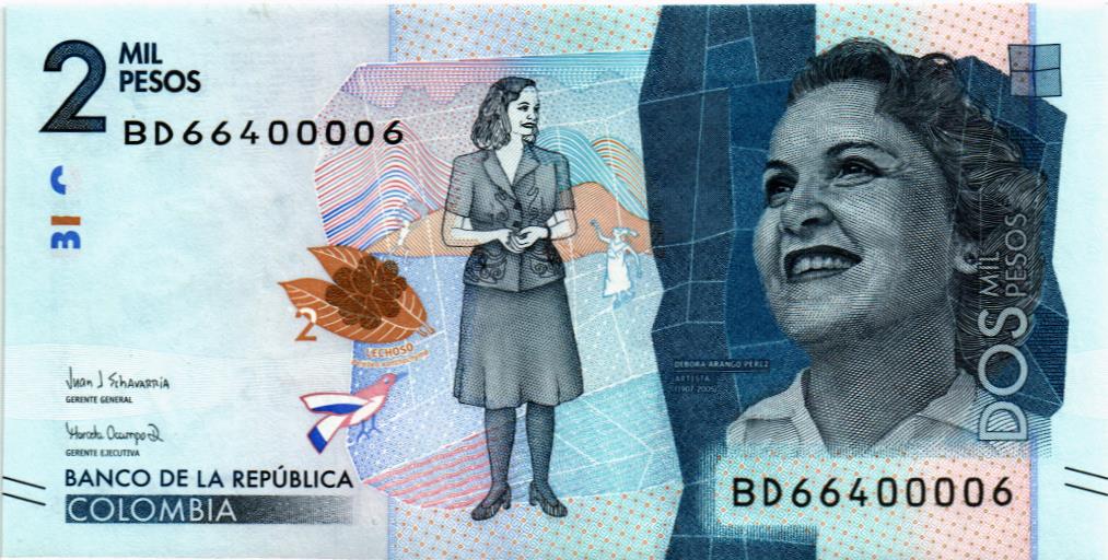 КОЛУМБИЯ 2000 ПЕСО 1