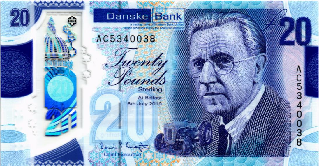 СЕВЕРНАЯ ИРЛАНДИЯ 20 ФУНТОВ (DANSKE BANK) 1