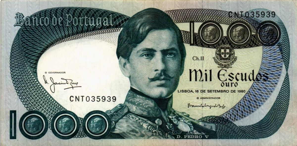 ПОРТУГАЛИЯ 1000 ЭСКУДО 1