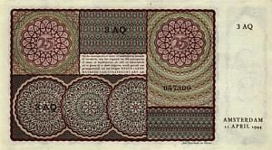 НИДЕРЛАНДЫ 25 ГУЛЬДЕНОВ (11.04.1944) 2